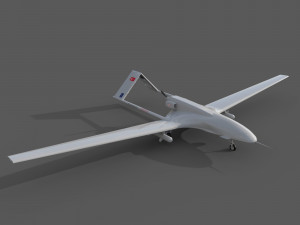 TB2 Bayraktar Drone 3D Model