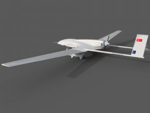 TB2 Bayraktar Drone 3D Модель