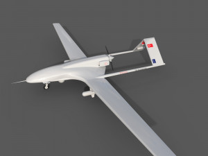 TB2 Bayraktar Drone 3D Модель