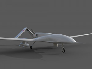 TB2 Bayraktar Drone 3D Модель