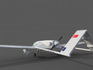 TB2 Bayraktar Drone 3D Модель