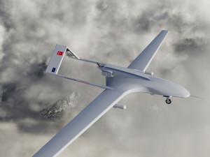 TB2 Bayraktar Drone 3D Модель