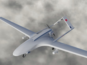 TB2 Bayraktar Drone 3D Модель