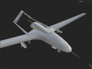 TB2 Bayraktar Drone 3D Модель
