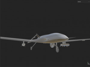 TB2 Bayraktar Drone 3D Модель
