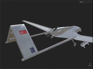TB2 Bayraktar Drone 3D Модель