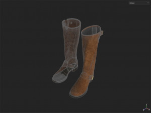 Unisex Boot 3D 模型