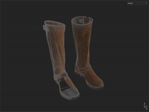 Unisex Boot 3D 模型