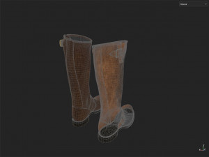 Unisex Boot 3D 模型