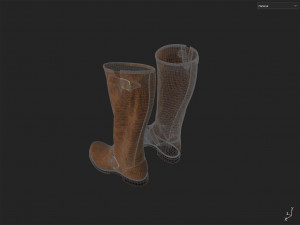 Unisex Boot 3D 模型