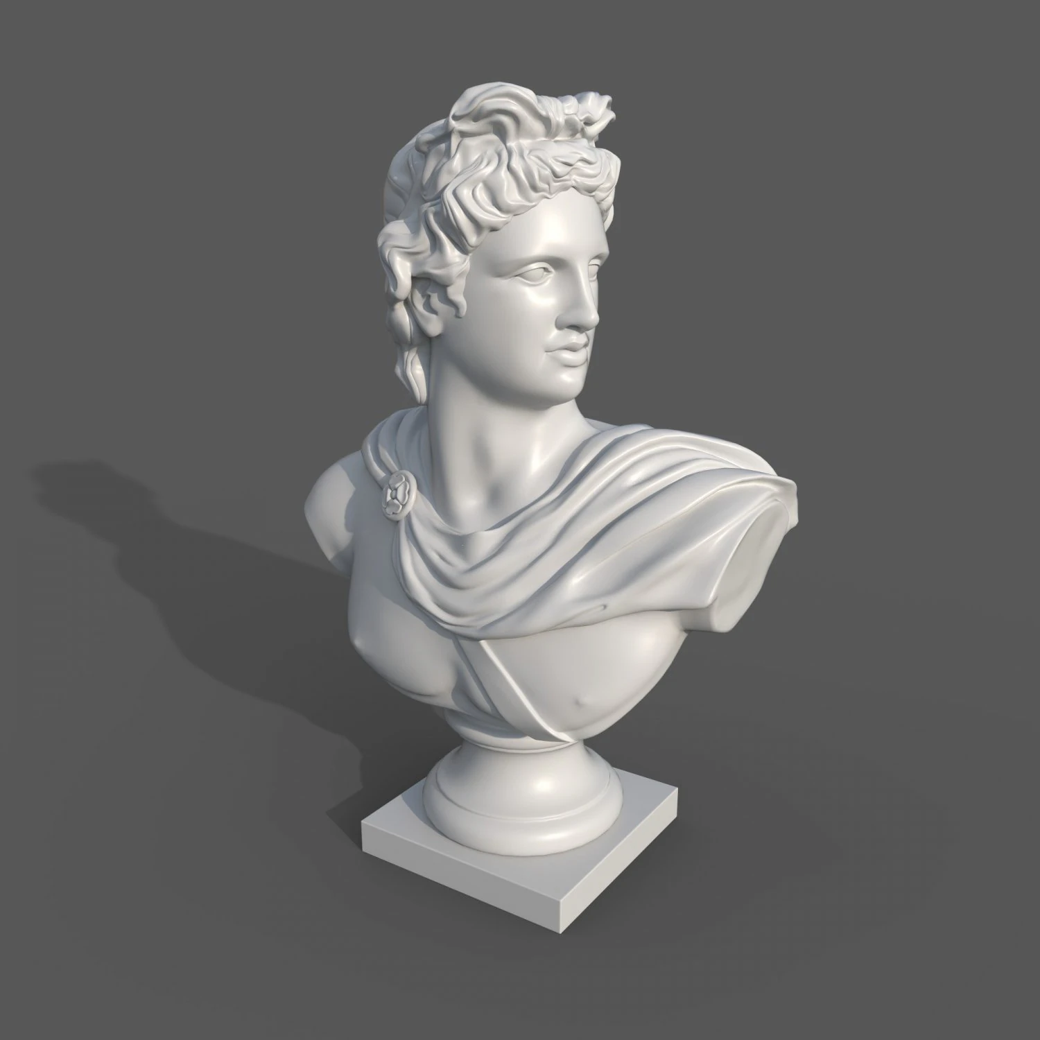 Dekorative Skulptur 3D Modell .c4d .max .obj .3ds .fbx .stl .blend 