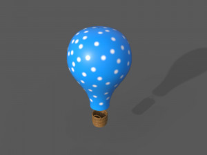 Decor Hot Air Baloon 3D 모델