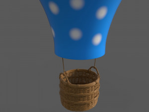 Decor Hot Air Baloon 3D 모델