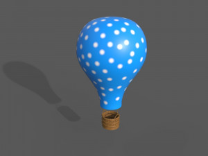 Decor Hot Air Baloon 3D 모델