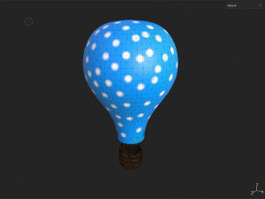 Decor Hot Air Baloon 3D 모델