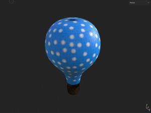 Decor Hot Air Baloon 3D 모델