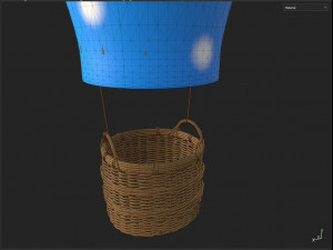 Decor Hot Air Baloon 3D 모델