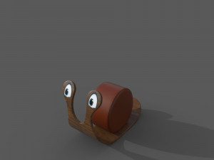 Snail Puff 3D Model