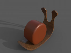 Snail Puff 3D Model