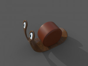 Snail Puff 3D Model