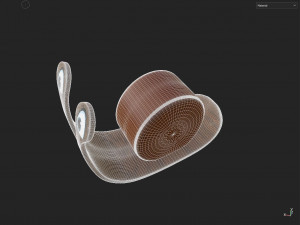 Snail Puff 3D Model