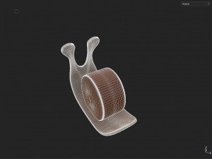 Snail Puff 3D Model