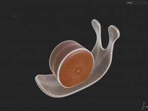 Snail Puff 3D Model