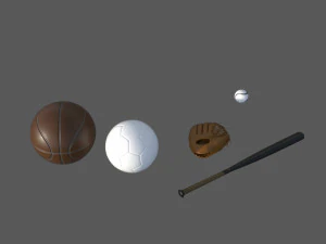 Sport Equpmant 3D Model