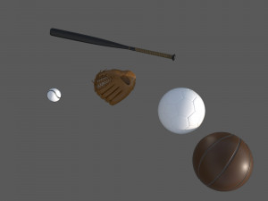 Sport Equpmant 3D 모델