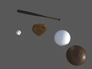 Sport Equpmant 3D Model