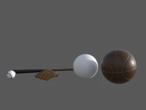 Sport Equpmant 3D Model