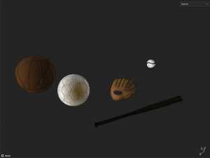 Sport Equpmant 3D Model