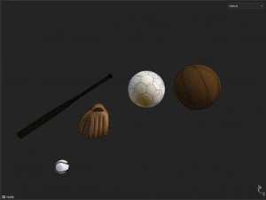 Sport Equpmant 3D Model