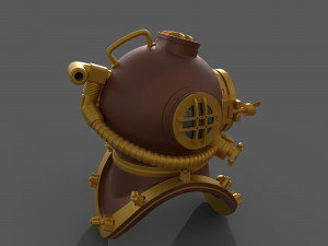 Decorative Submarine Helmet Modello 3D