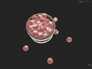 Bucket Full Of Tomatoes 3D Model