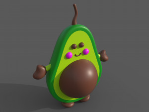 Avocado Toy 3D Модель