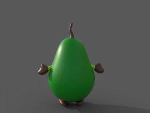 Avocado Toy 3D Model
