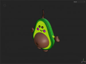 Avocado Toy 3D Model