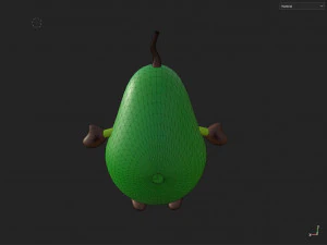 Avocado Toy 3D Model