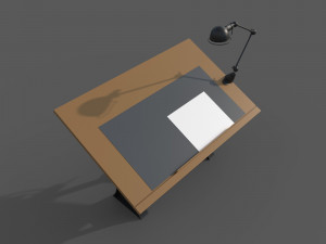 Drawing Table 3D 模型