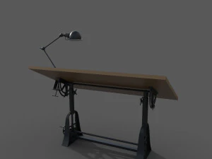 Mesa de dibujo Modelo 3D