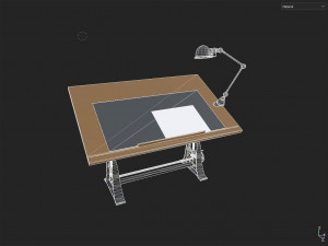 Drawing Table 3D 模型