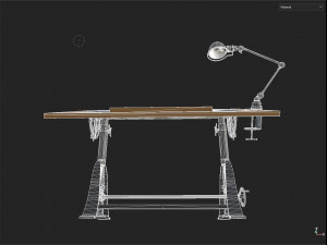 Drawing Table 3D 模型