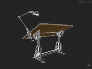 Drawing Table 3D 模型
