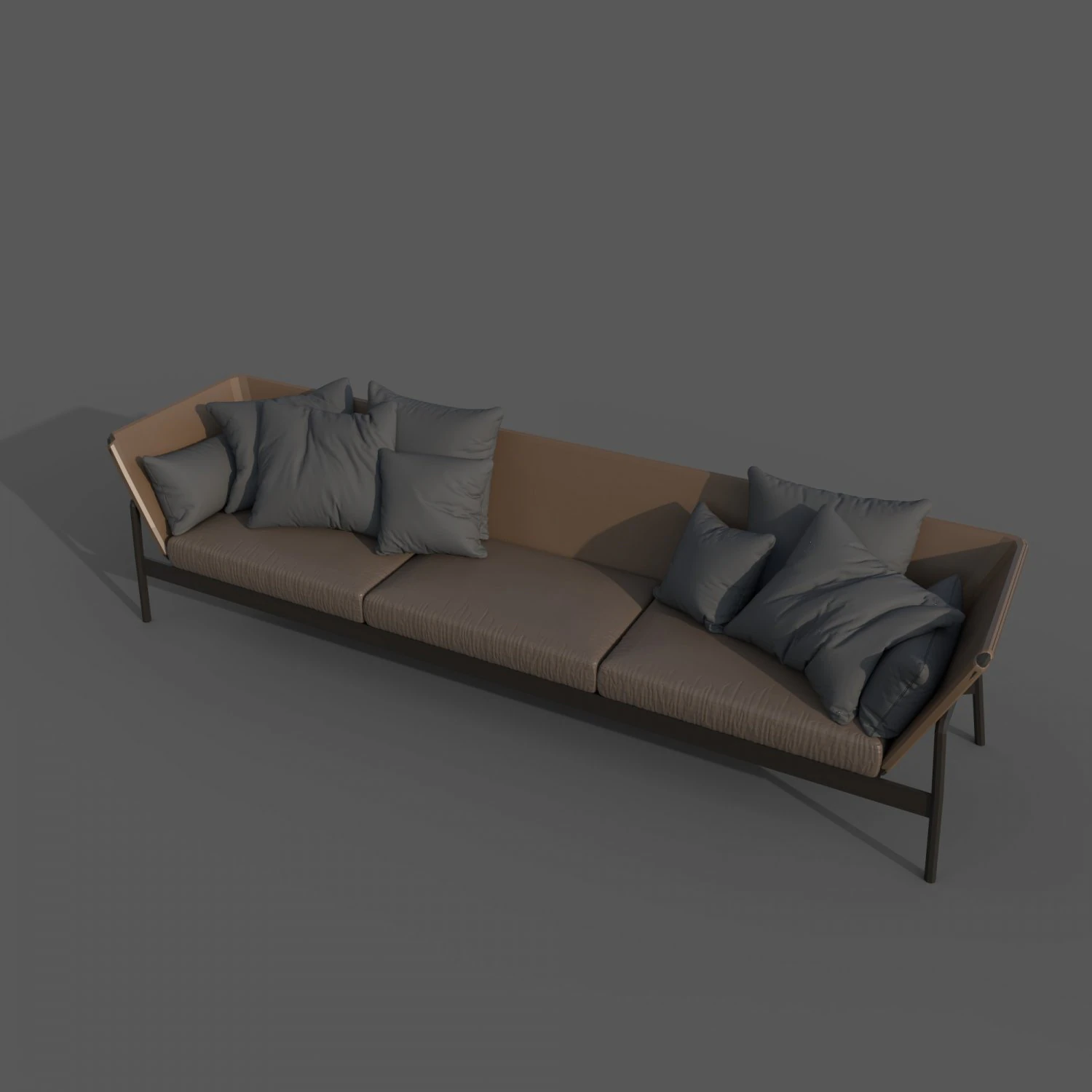 Armchair 3D Model .c4d .max .obj .3ds .fbx .stl .blend 
