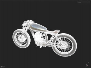 Honda CG125 3D 模型