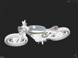 Honda CG125 3D 模型