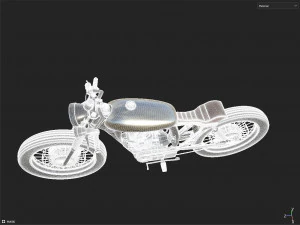 Honda CG125 3D Model