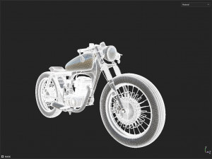 Honda CG125 3D 模型