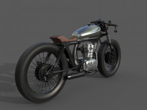 Honda CG125 3D 模型